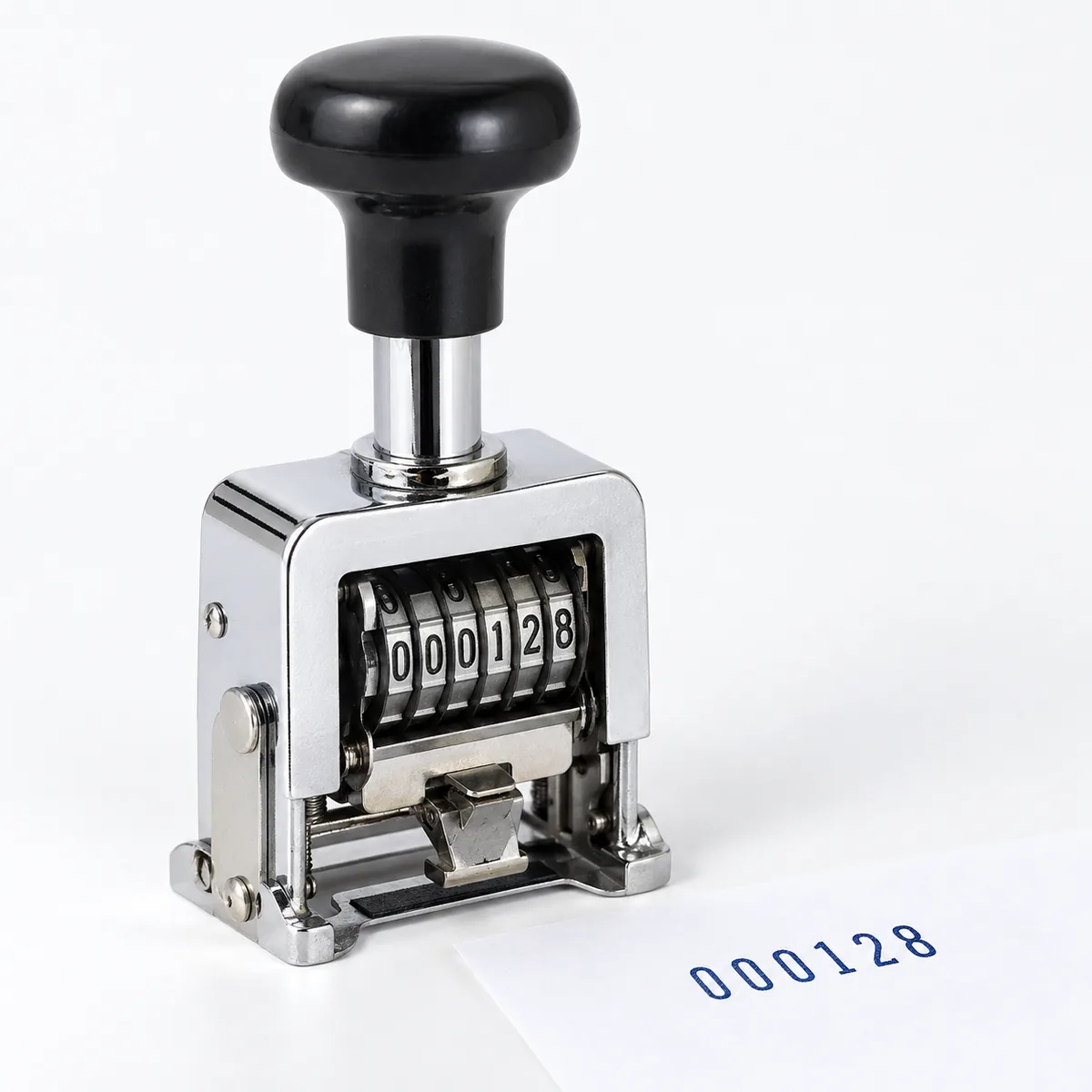 Dấu số nhảy ảnh chính nền trắng của Khắc Dấu Sao Đỏ