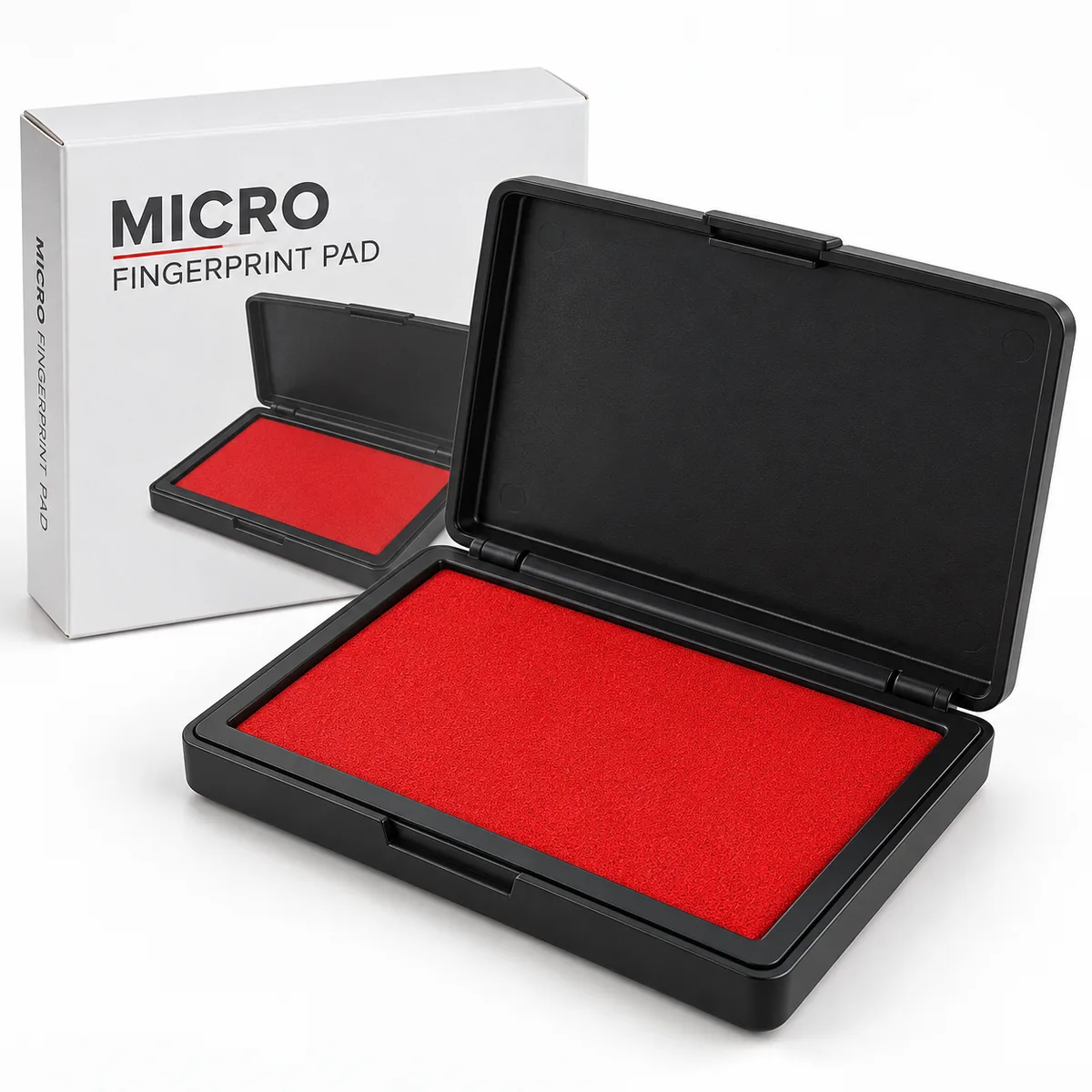Khay mực lăn tay micro cận cảnh chi tiết của Khắc Dấu Sao Đỏ