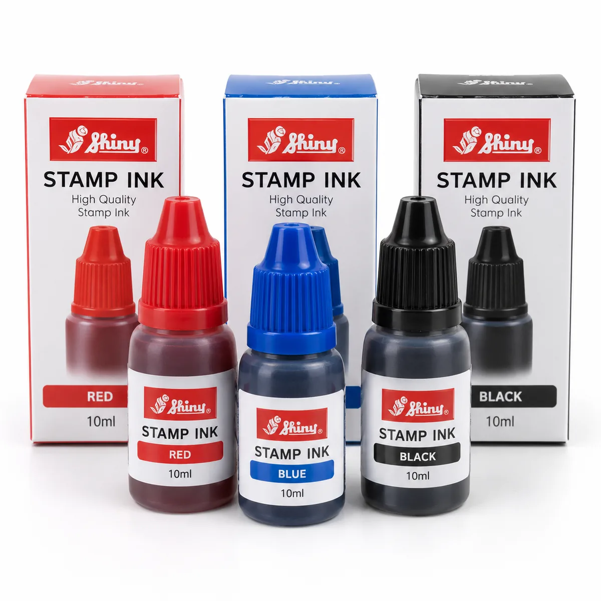 Mực dấu phổ thông minh họa khi sử dụng của Khắc Dấu Sao Đỏ